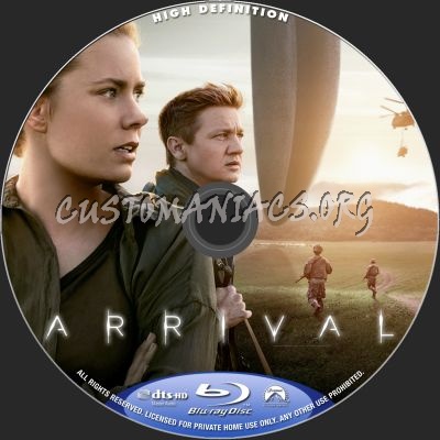 Arrival blu-ray label