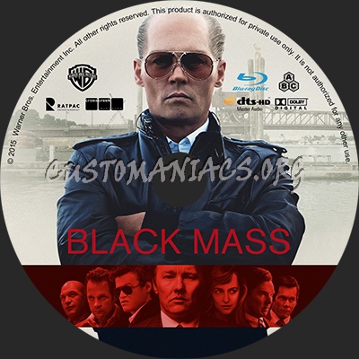 Black Mass blu-ray label