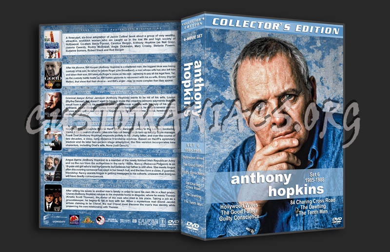 Anthony Hopkins Film Collection - Set 6 (1985-1988) dvd cover