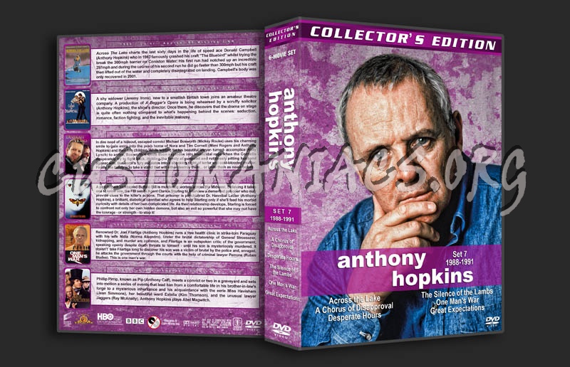 Anthony Hopkins Film Collection - Set 7 (1988-1991) dvd cover