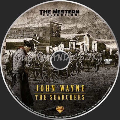 The Searchers dvd label