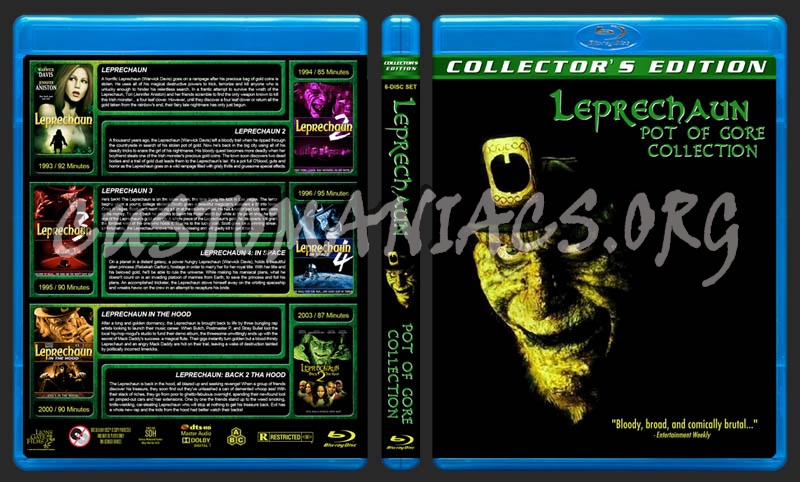 Leprechaun: Pot of Gore Collection blu-ray cover