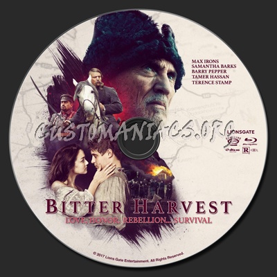 Bitter Harvest blu-ray label