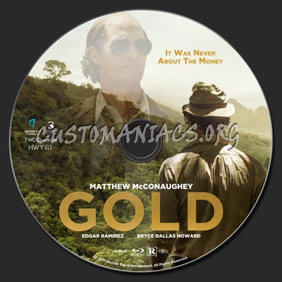 Gold blu-ray label