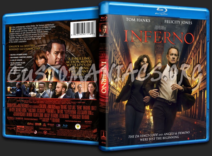 Inferno (2016) blu-ray cover