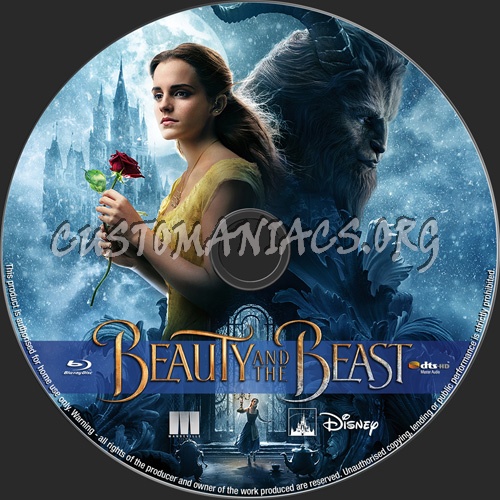 Beauty And The Beast blu-ray label