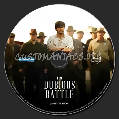 In Dubious Battle blu-ray label