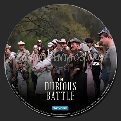 In Dubious Battle dvd label