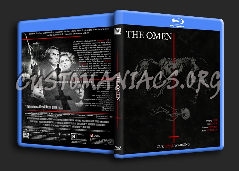 The Omen (1976) blu-ray cover