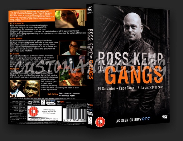 Ross Kemp On Gangs dvd cover