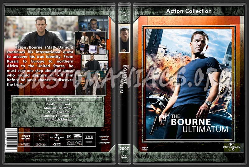 Bourne Ultimatum, The dvd cover