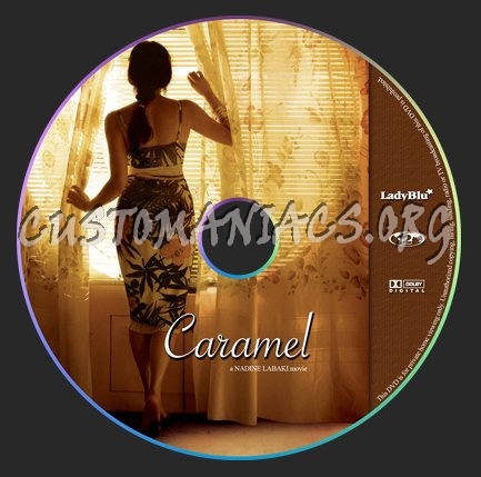 Caramel dvd label