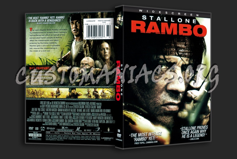 Rambo dvd cover