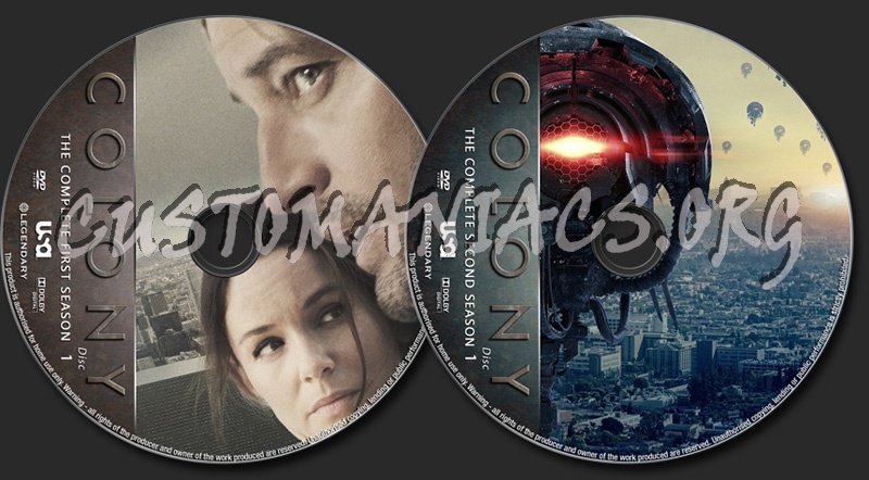 Colony Seasons 1-2 dvd label