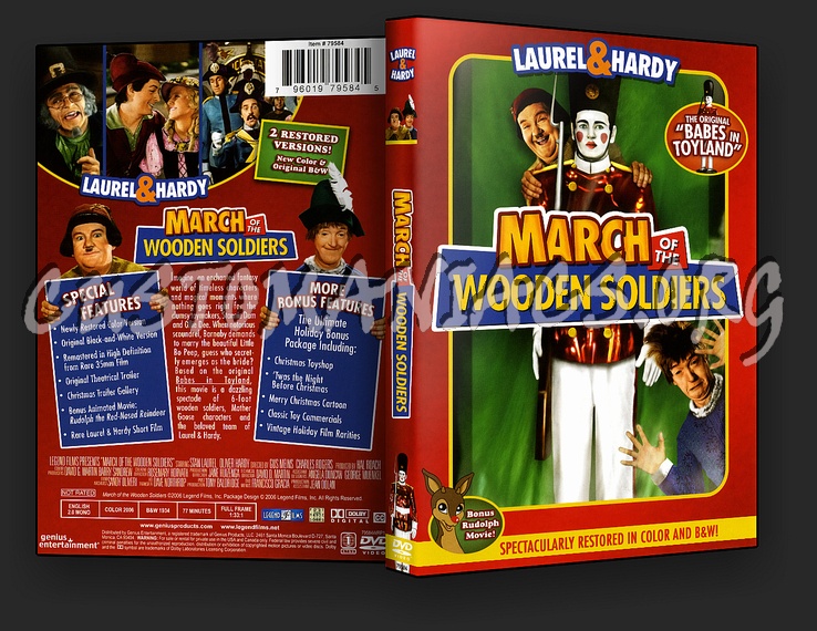 Laurel and hardy -March of the Wooden Soldiers dvd cover