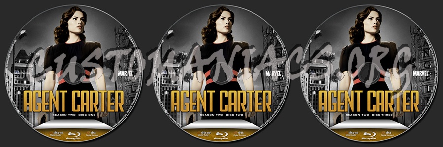 Agent Carter Season 2 blu-ray label