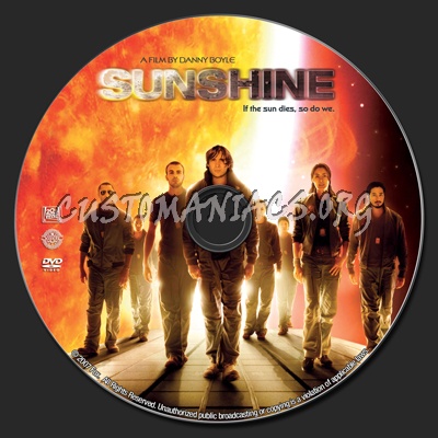 Sunshine dvd label