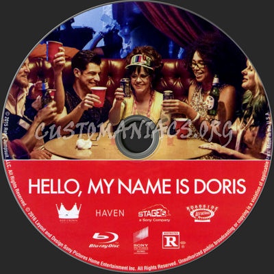 Hello, My Name is Doris blu-ray label