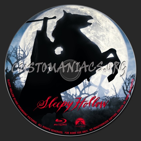 Sleepy Hollow blu-ray label