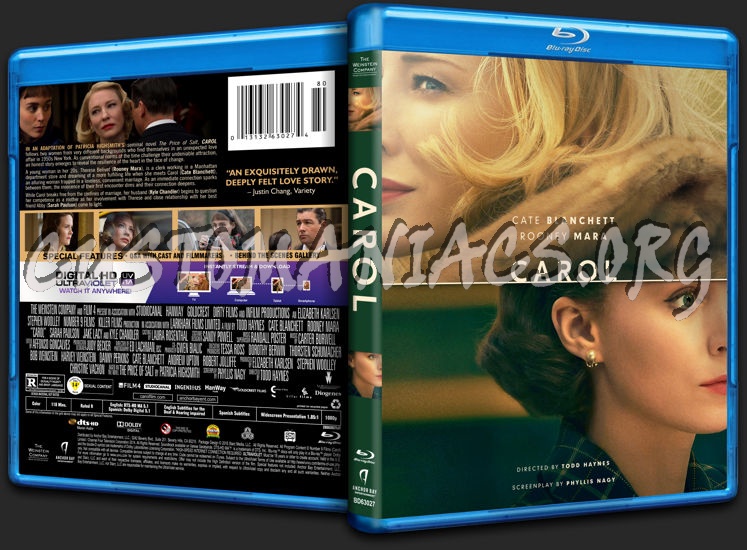 Carol blu-ray cover