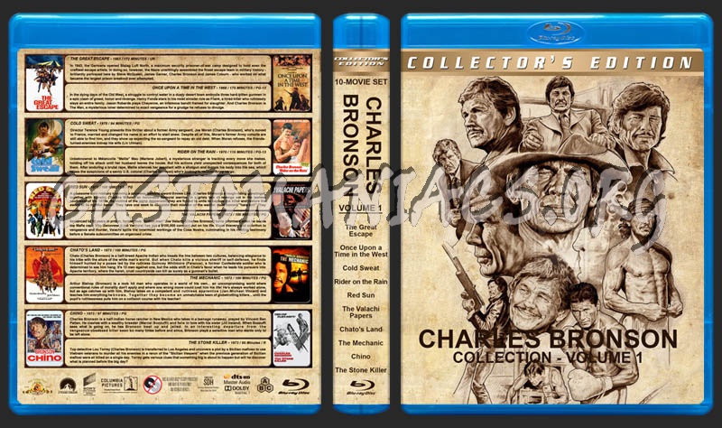 Charles Bronson Collection - Volume 1 blu-ray cover