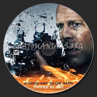 A Good Day To Die Hard blu-ray label