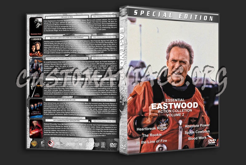 Essential Eastwood Action Collection - Volume 2 dvd cover