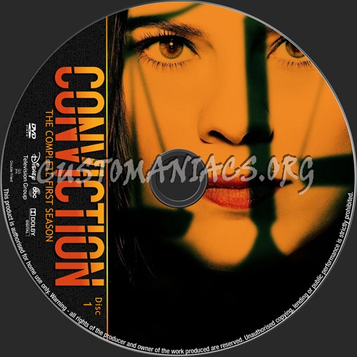Conviction Season 1 dvd label