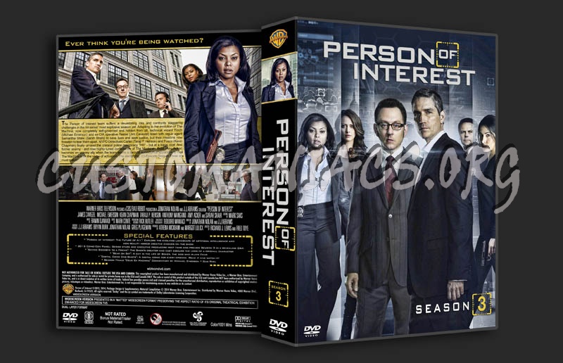 Person of Inteest - Seasons 1-4 (3370x2175) dvd cover