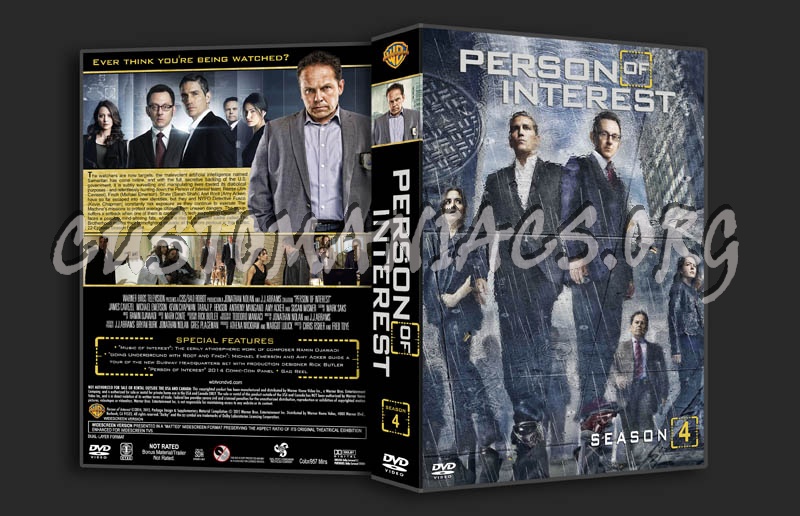 Person of Inteest - Seasons 1-4 (3370x2175) dvd cover