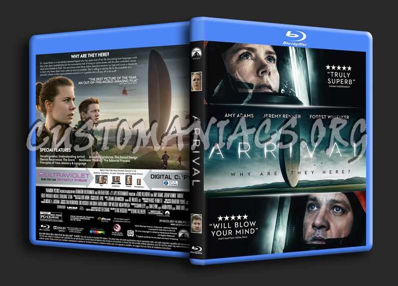 Arrival blu-ray cover