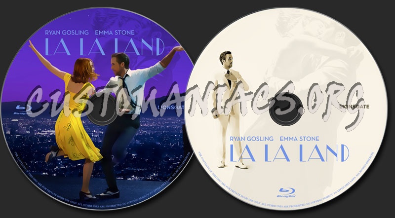 La La Land blu-ray label