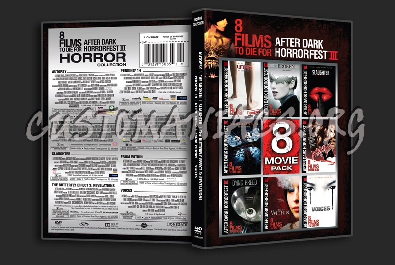 After Dark Horrorfest III dvd cover