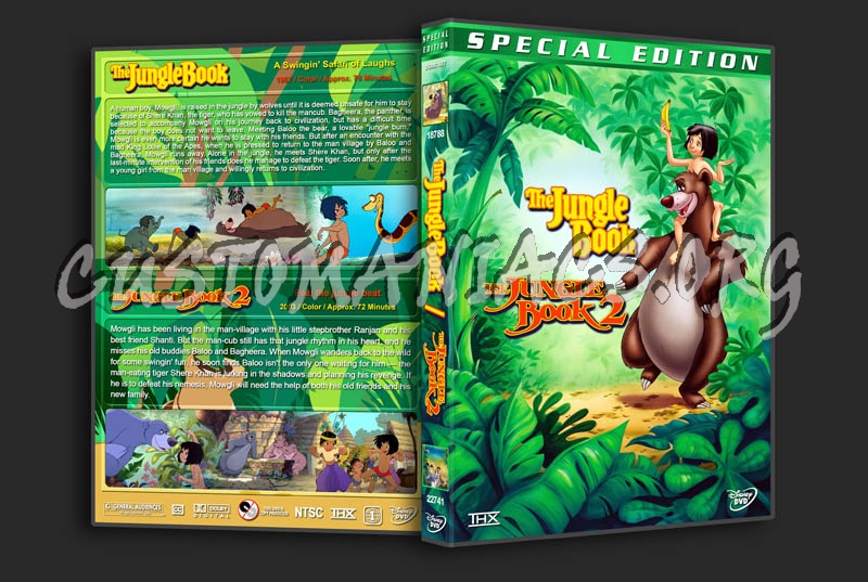 The Jungle Book Double Feature dvd cover