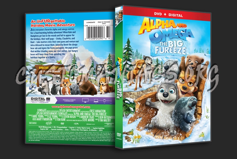 Alpha and Omega The Big Fureeze dvd cover