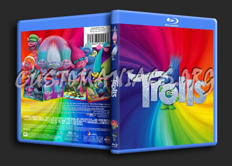 Trolls blu-ray cover