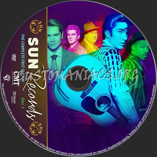 Sun Records Season 1 dvd label