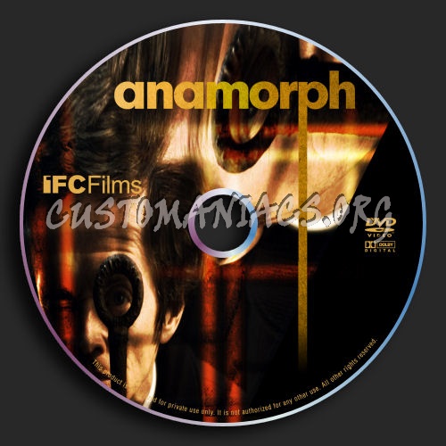 Anamorph dvd label