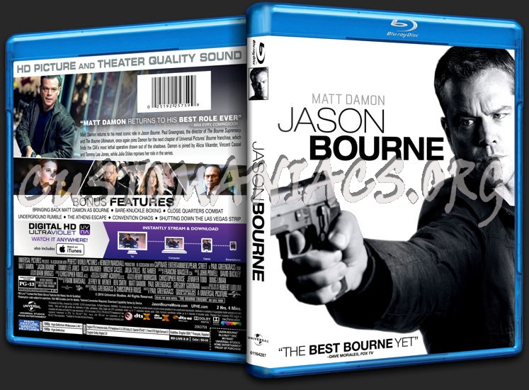 Jason Bourne blu-ray cover