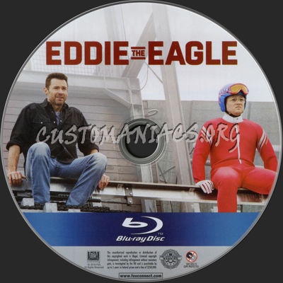 Eddie the Eagle blu-ray label