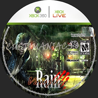 Vampire Rain dvd label