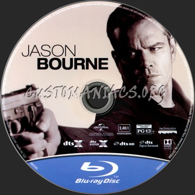 Jason Bourne blu-ray label