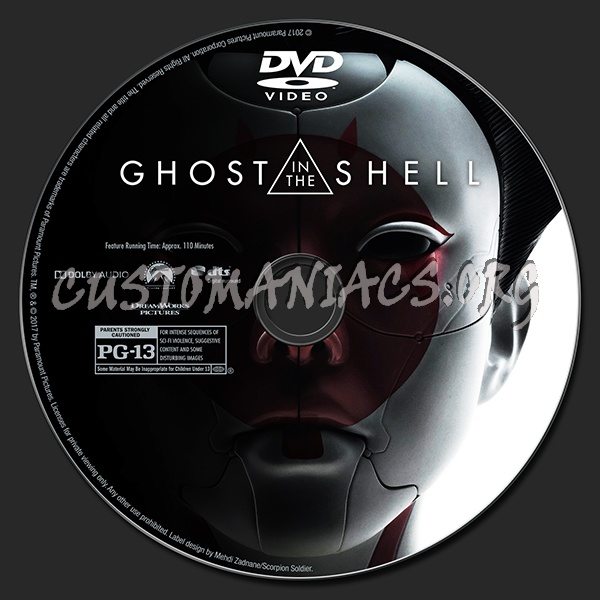 Ghost in the Shell dvd label