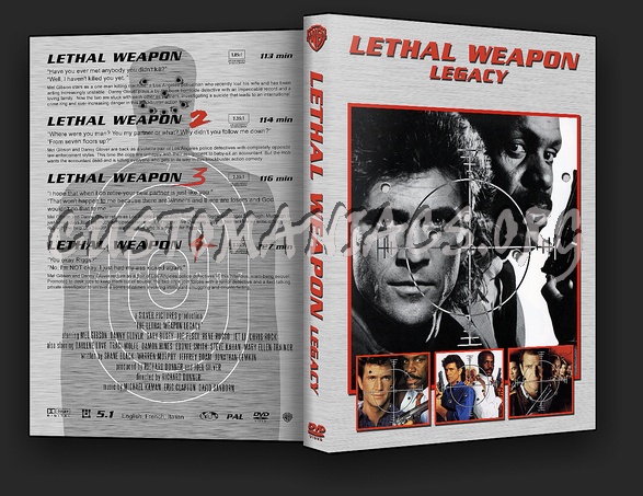 Lethal Weapon Legacy dvd cover