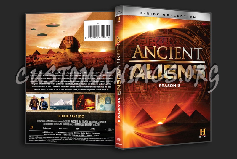 Ancient Aliens Season 9 dvd cover