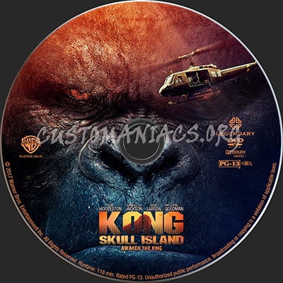 Kong: Skull Island dvd label