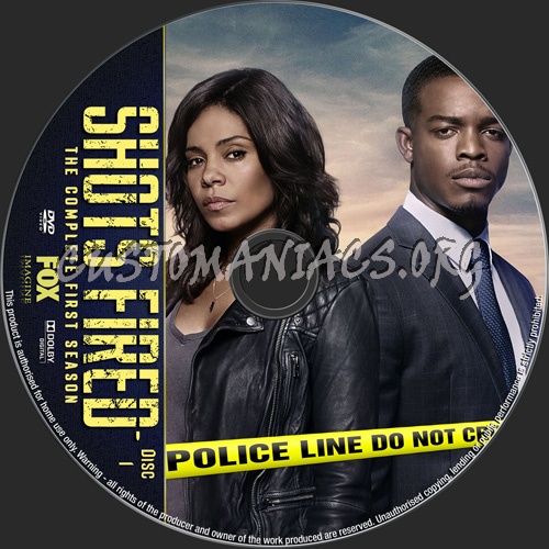 Shots Fired Season 1 dvd label