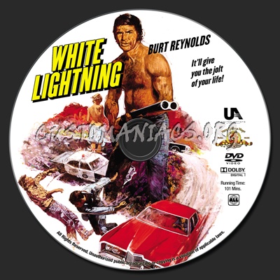 White Lightning dvd label