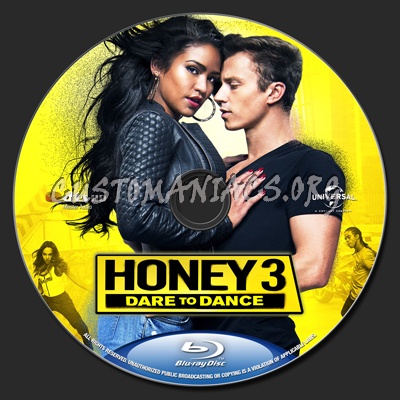 Honey 3: Dare to Dance blu-ray label