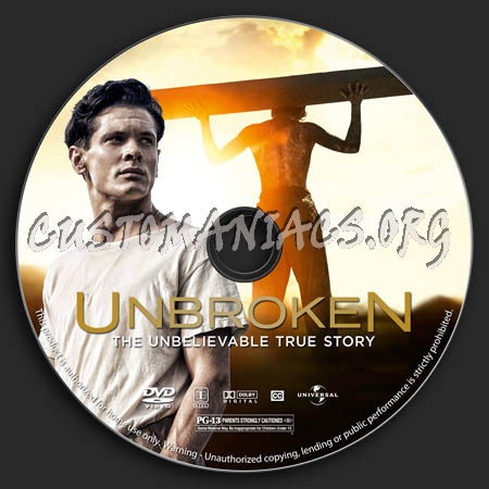 Unbroken dvd label